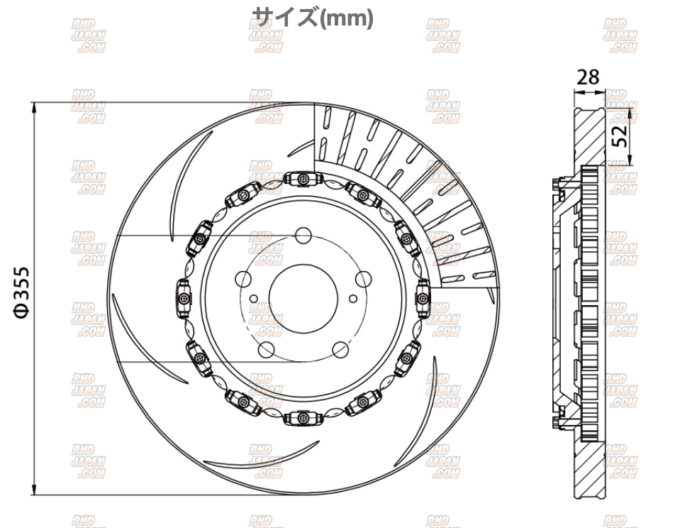 Blitz Big Caliper Brake Kit II 4Pot Street Front - ZRR80G ZRR85G